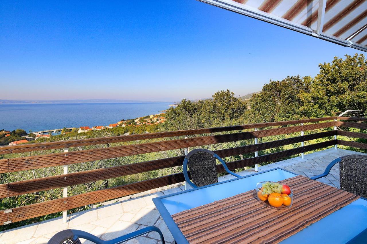 Apartment Vincent With Beautiful Sea View Terrace Klenovica Exteriör bild